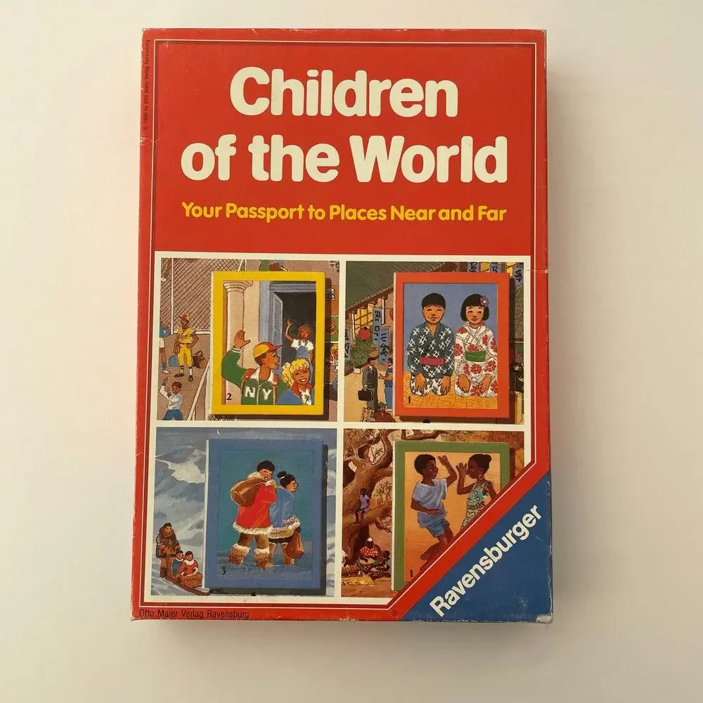 VTG Ravensburger Children of the World Board Game  Complete 1989